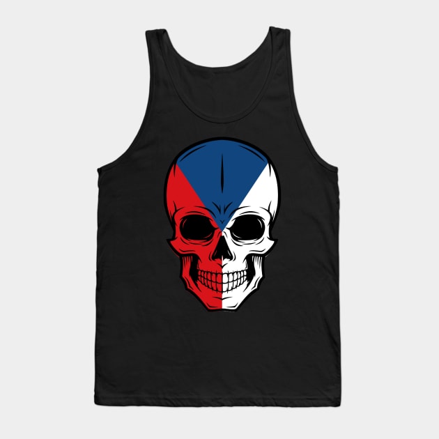 I am Czech , he is Czech skull ,I am from Czech Republic , i love you Czech Republic Tank Top by ZACSHOPP